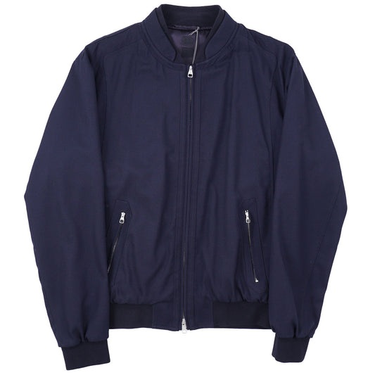 Brett Johnson Woven Wool Bomber Jacket