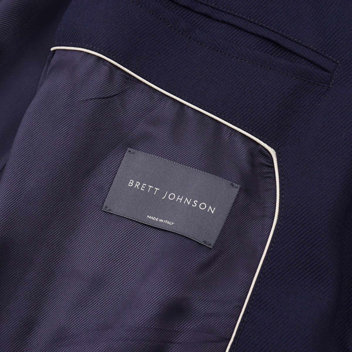 Brett Johnson Woven Wool Bomber Jacket