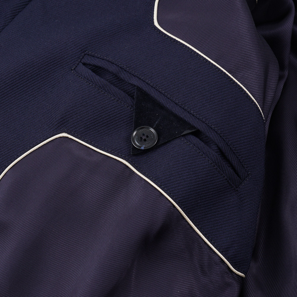 Brett Johnson Woven Wool Bomber Jacket