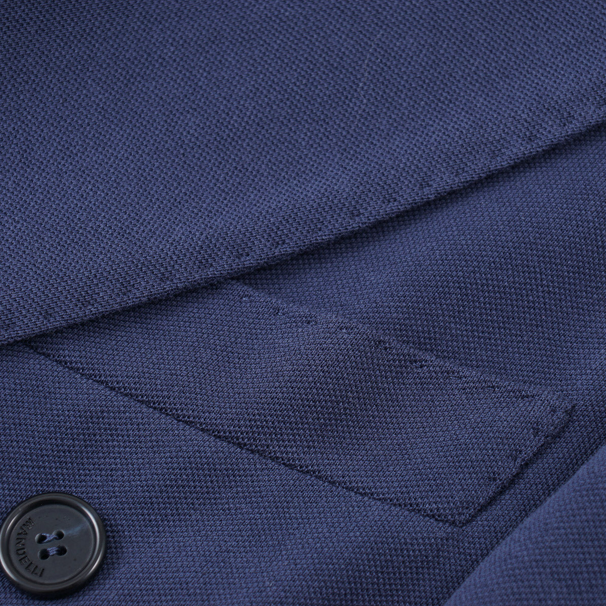 Enrico Mandelli Pique Knit Cotton Blazer