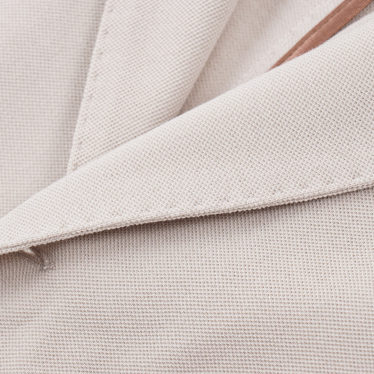 Enrico Mandelli Pique Knit Cotton Blazer