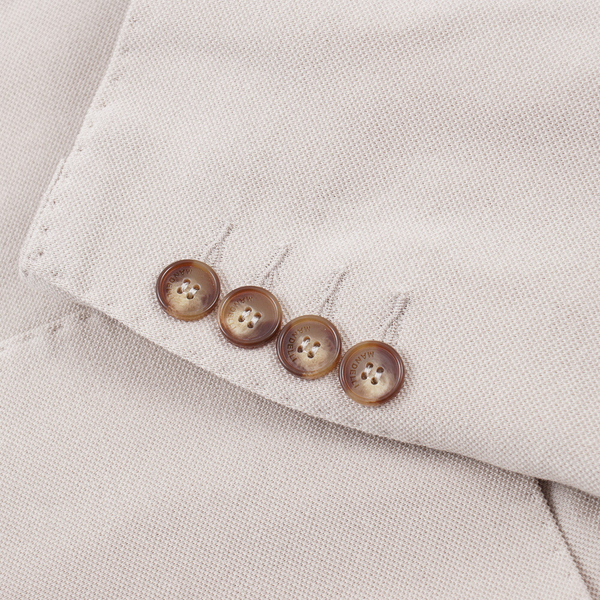 Enrico Mandelli Pique Knit Cotton Blazer