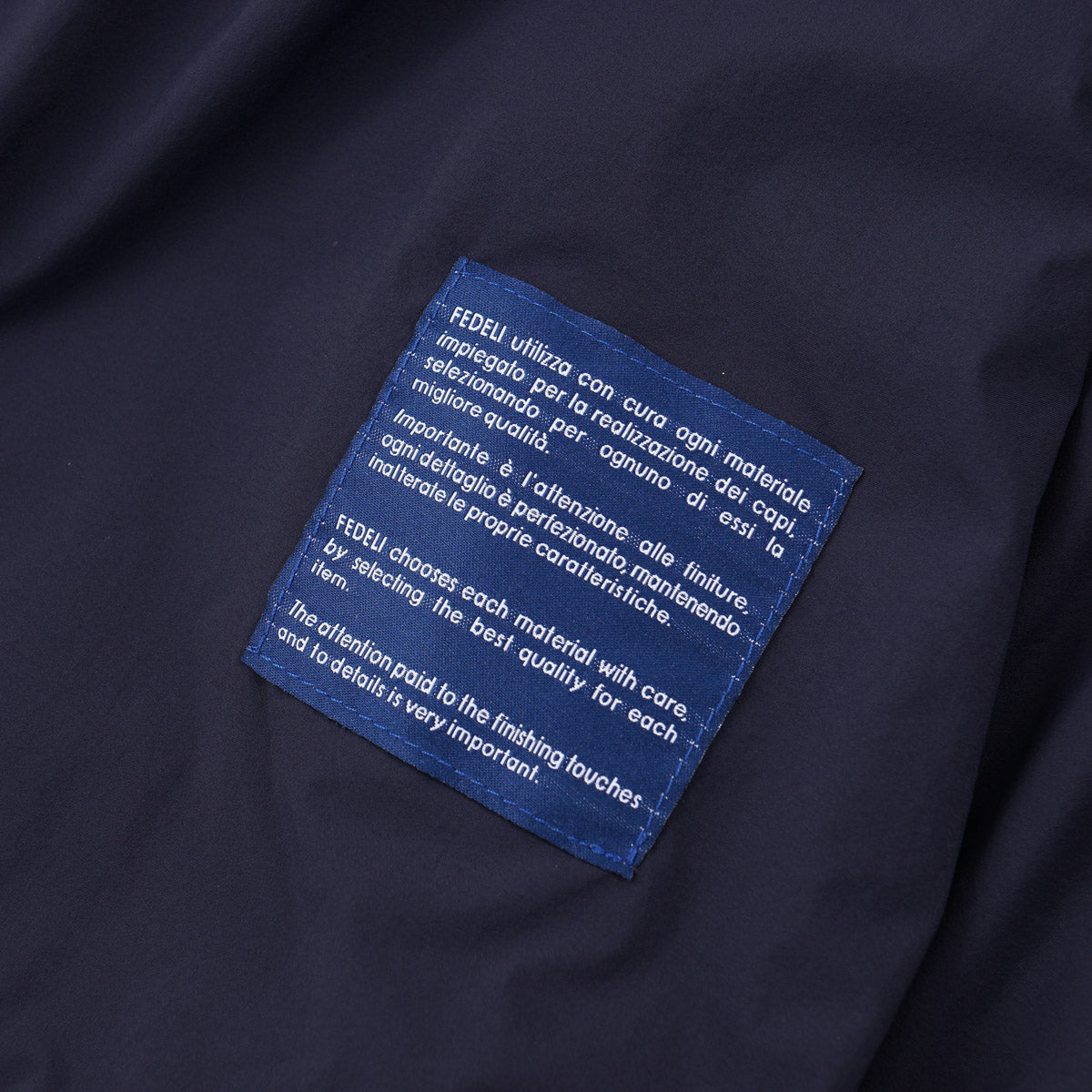 Fedeli 'Paros' Full-Zip Merino Bomber
