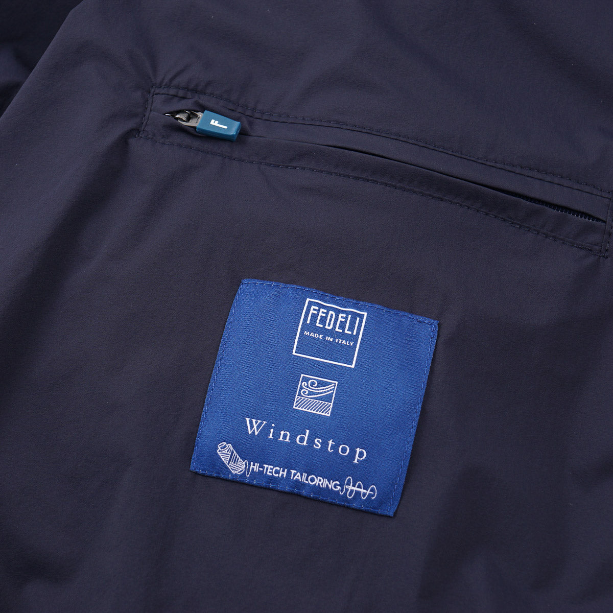 Fedeli 'Paros' Full-Zip Merino Bomber