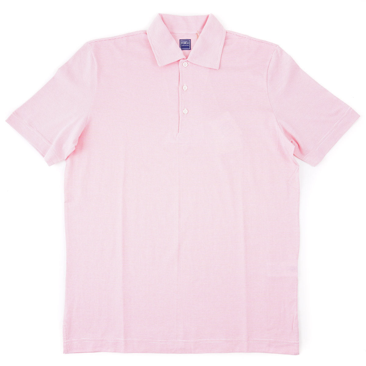 Fedeli 'Libeccio' Jersey Cotton Polo