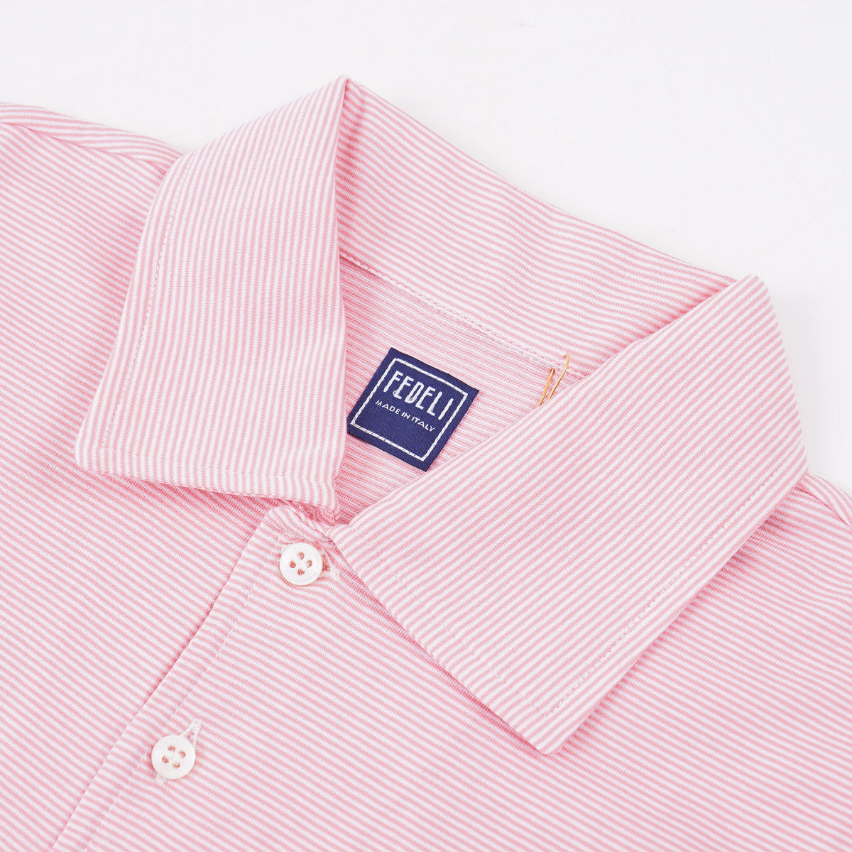 Fedeli 'Libeccio' Jersey Cotton Polo