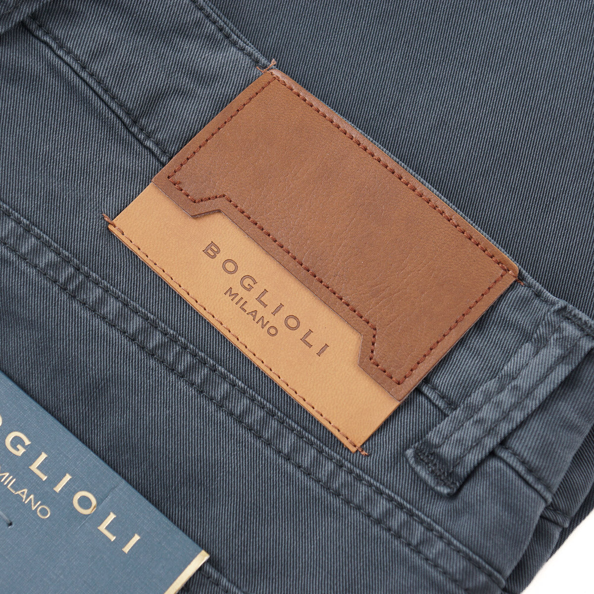 Boglioli Garment-Dyed Cotton-Silk Jeans