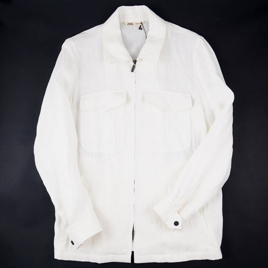 Maurizio Baldassari Linen Chore Jacket