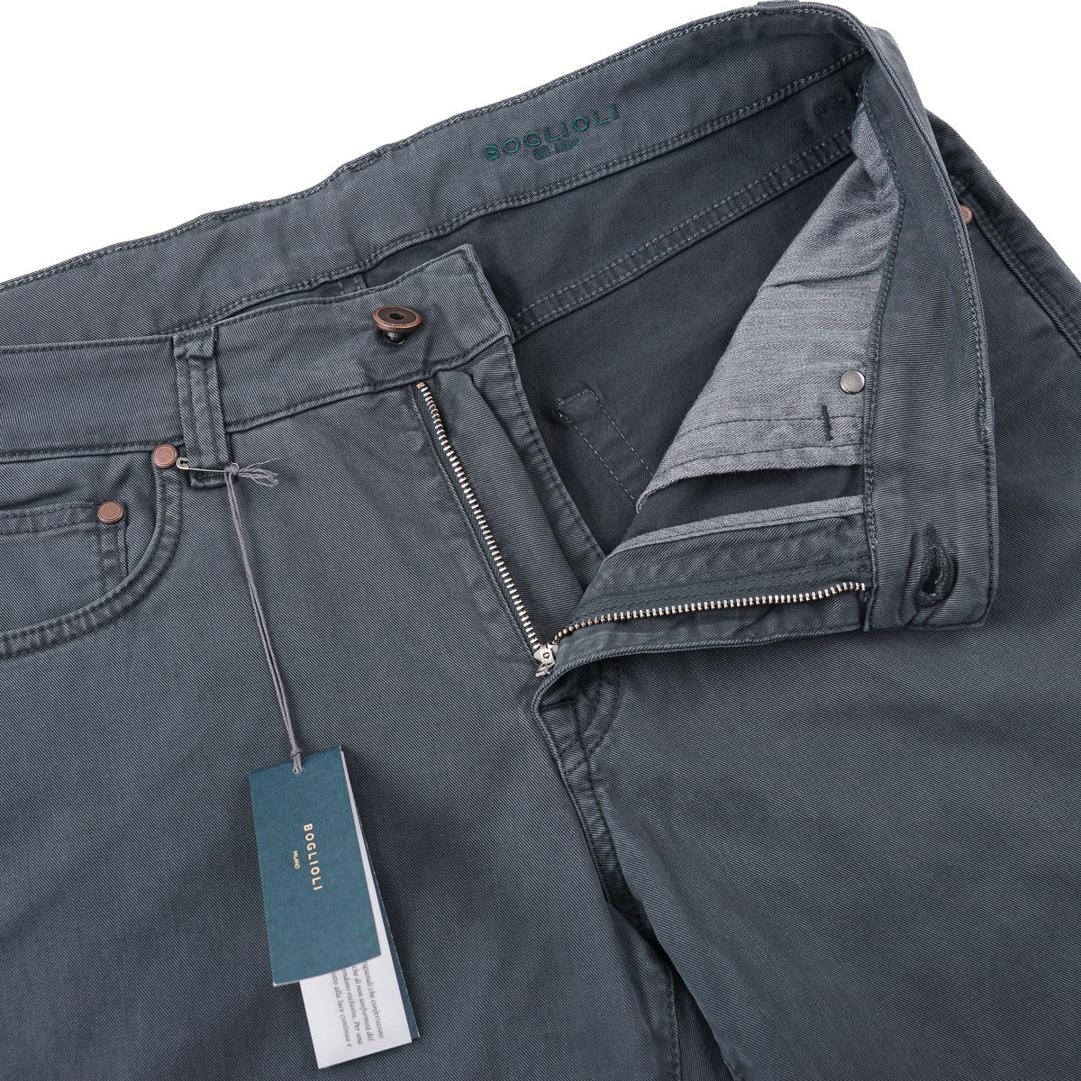 Boglioli Garment-Dyed Cotton-Silk Jeans