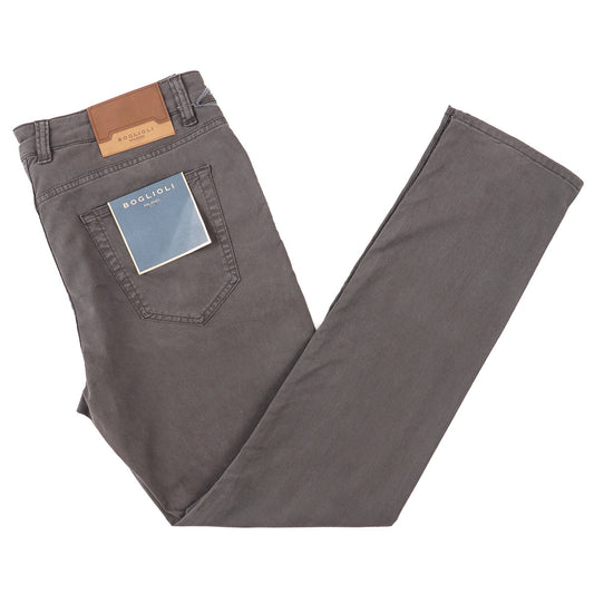 Boglioli Garment-Dyed Cotton-Silk Jeans