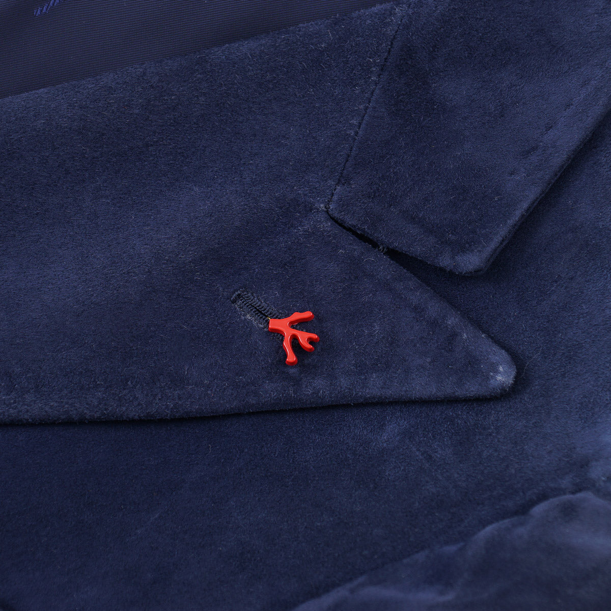 Isaia Soft Lamb Suede Leather Blazer