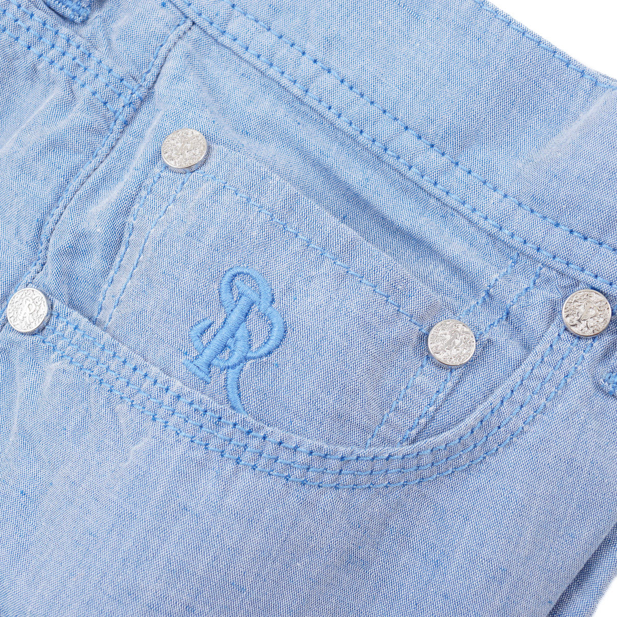 Stefano Ricci Linen-Cotton 5-Pocket Pants - Top Shelf Apparel