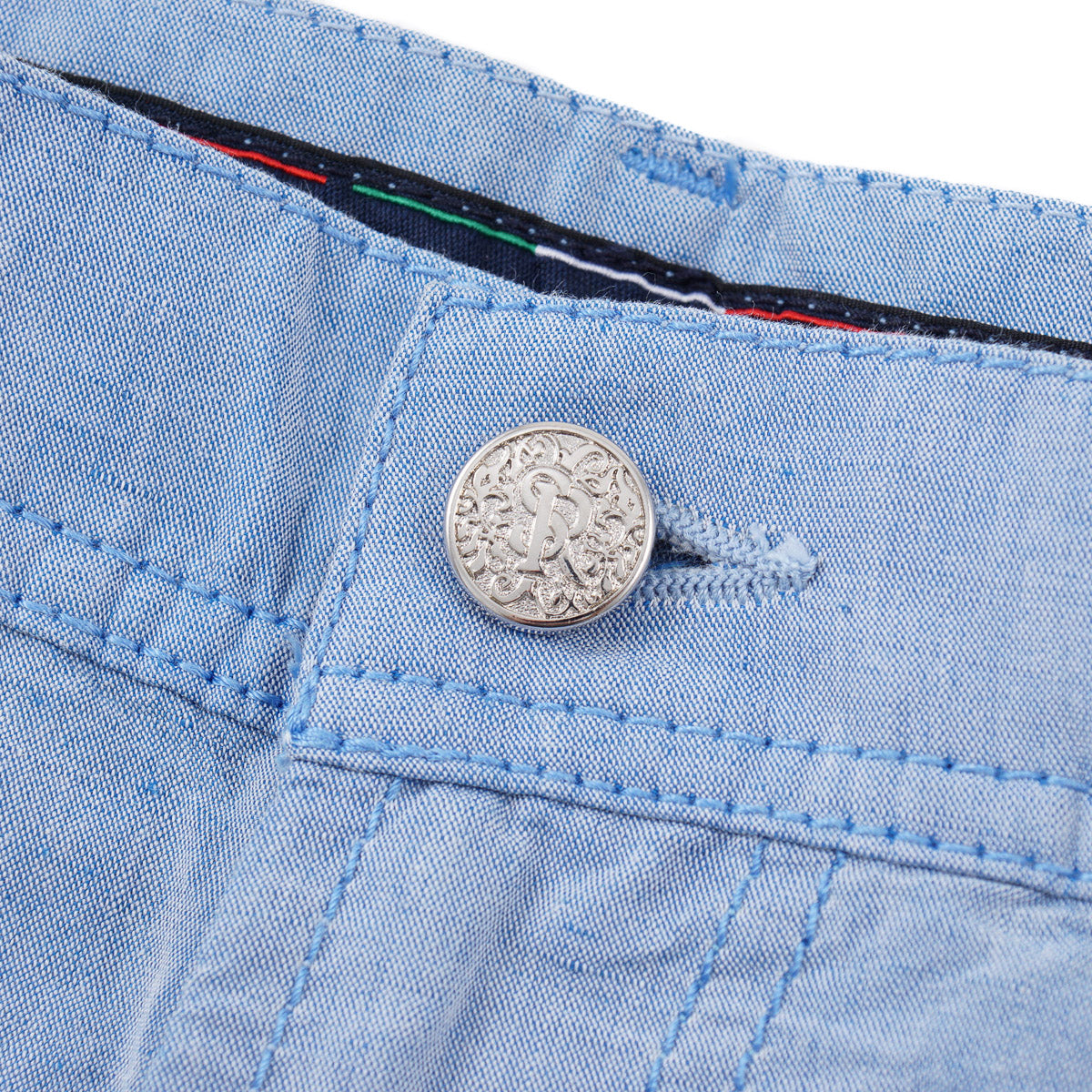 Stefano Ricci Linen-Cotton 5-Pocket Pants - Top Shelf Apparel
