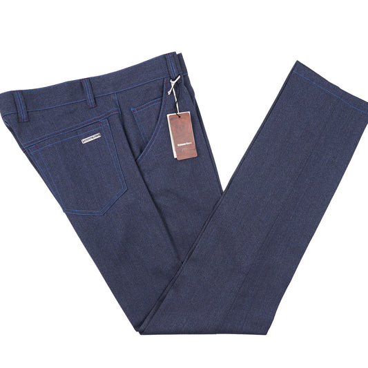 Stefano Ricci Wool 'Denim' 5-Pocket Pants