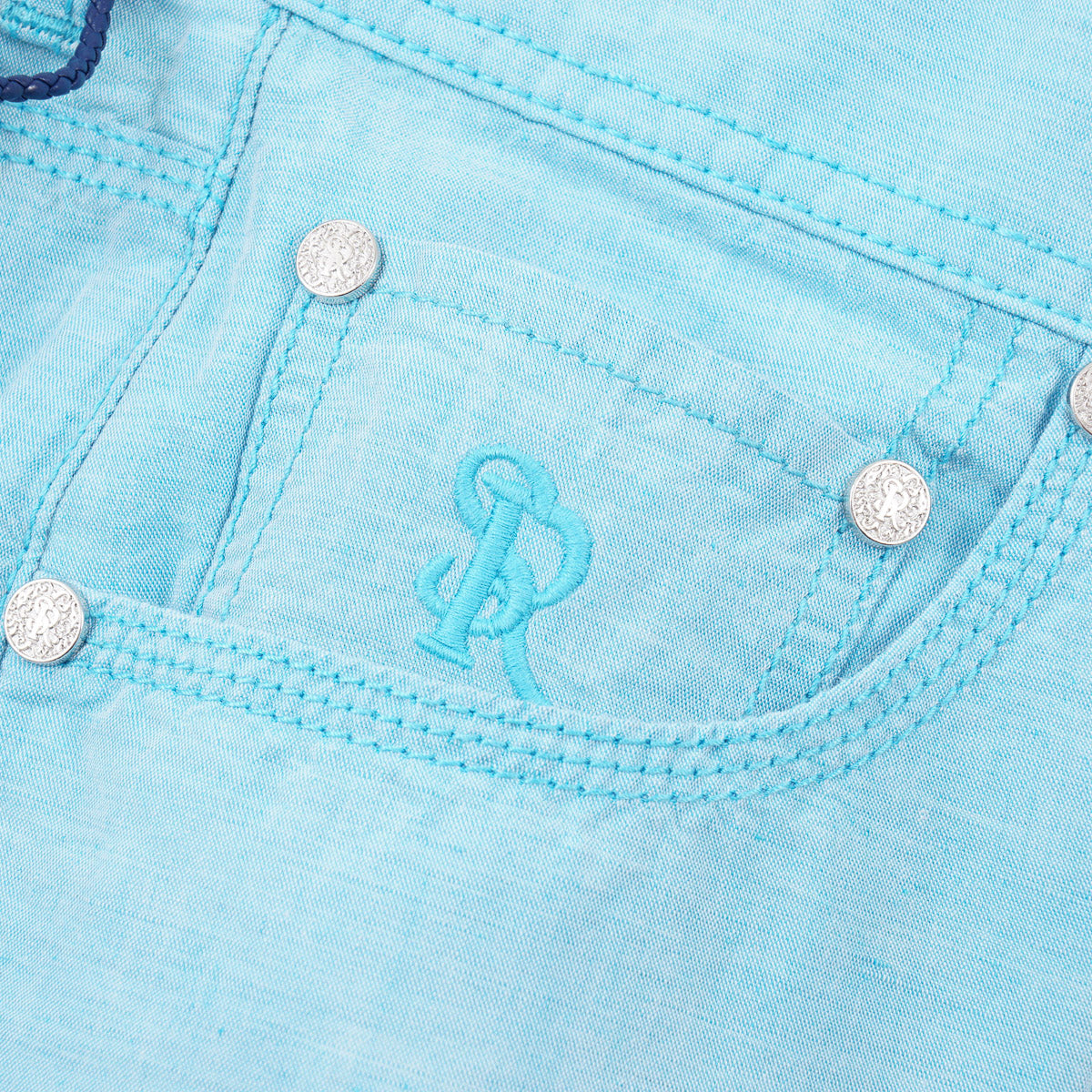 Stefano Ricci Linen-Cotton 5-Pocket Pants