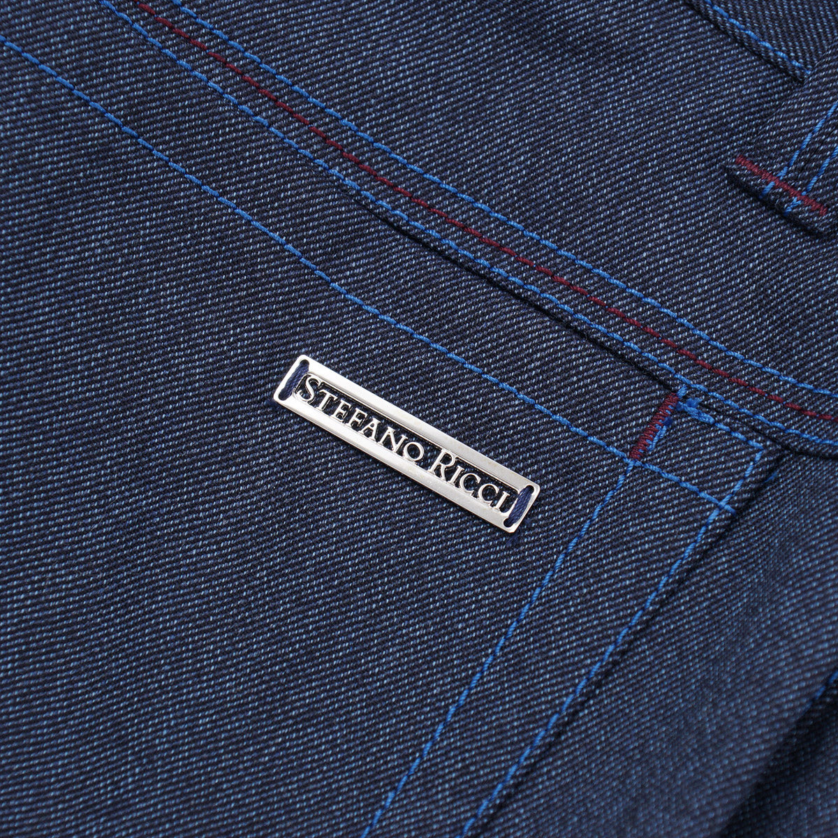 Stefano Ricci Wool 'Denim' 5-Pocket Pants