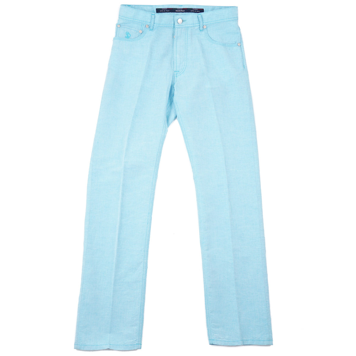 Stefano Ricci Linen-Cotton 5-Pocket Pants
