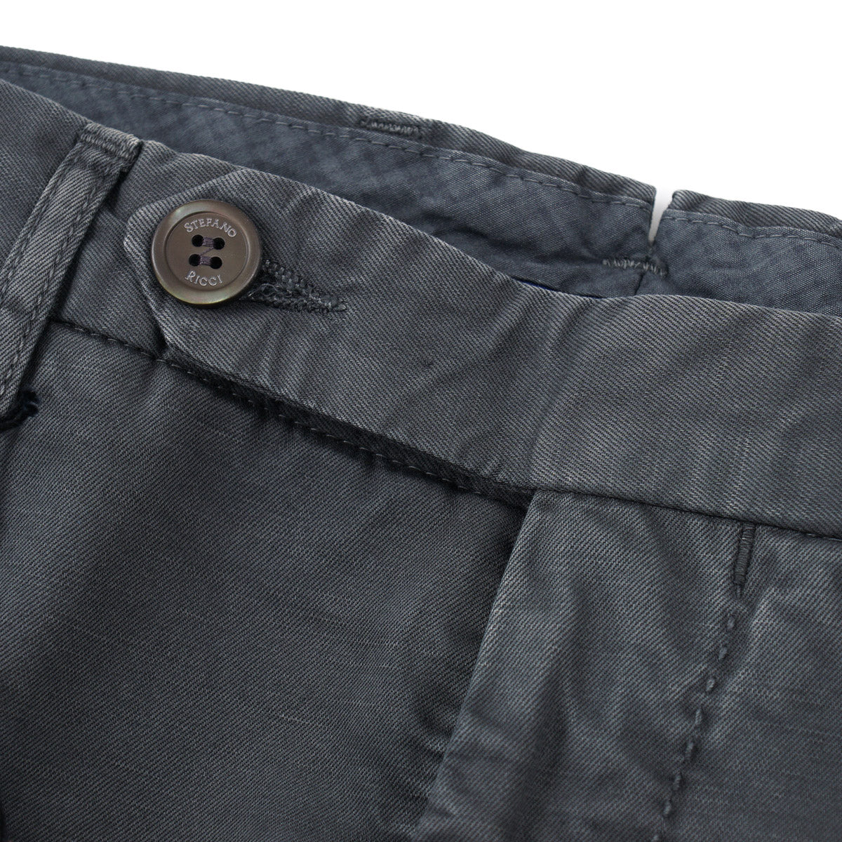 Stefano Ricci Cotton-Linen Chino Pants