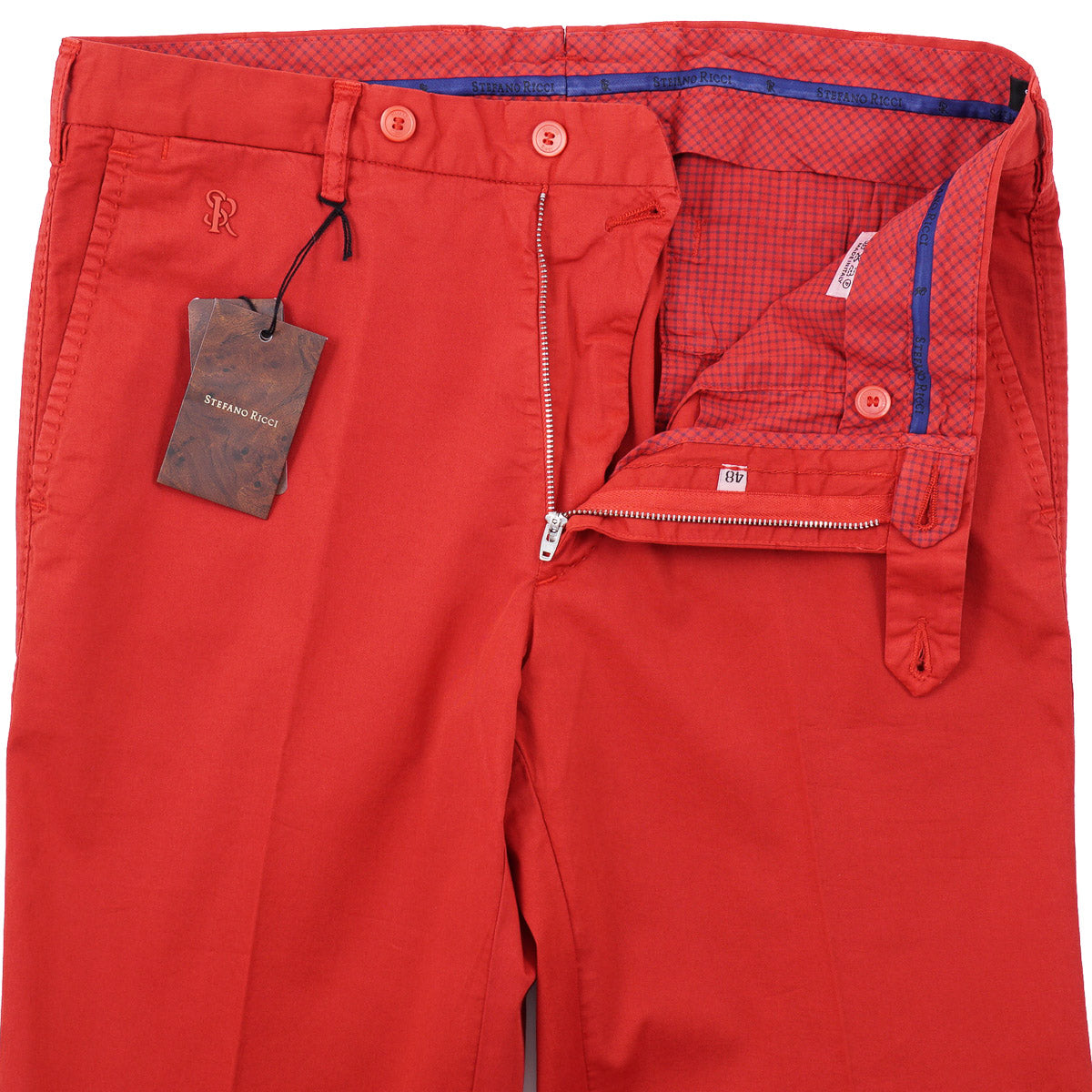Stefano Ricci Stretch Cotton Chino Pants