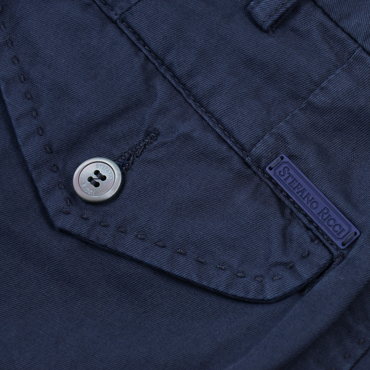Stefano Ricci Cotton-Linen Chino Pants