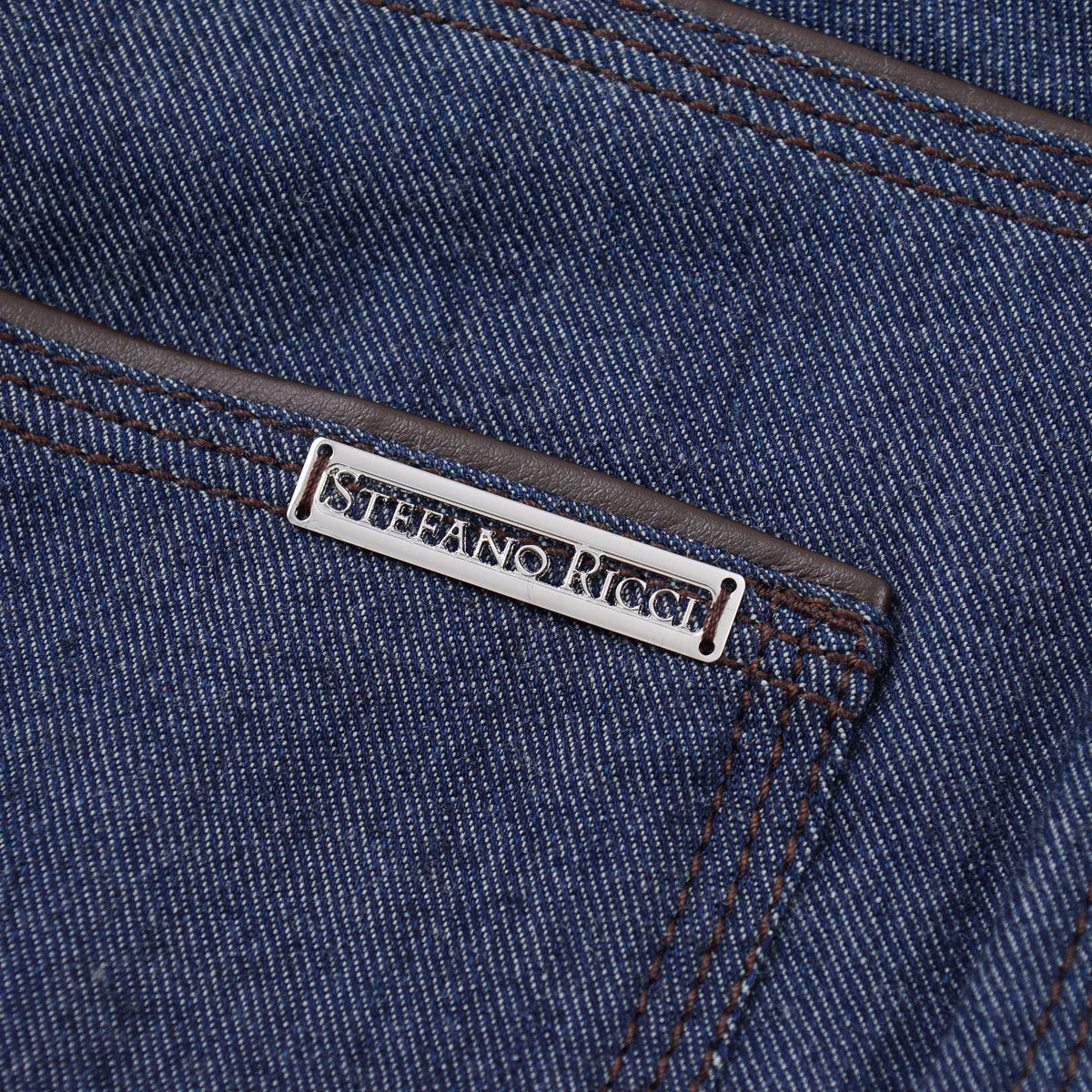 Stefano Ricci Wool-Cotton 5-Pocket Pants