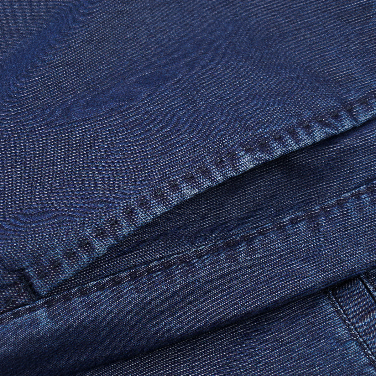 Stefano Ricci Chambray Denim Chino Pants