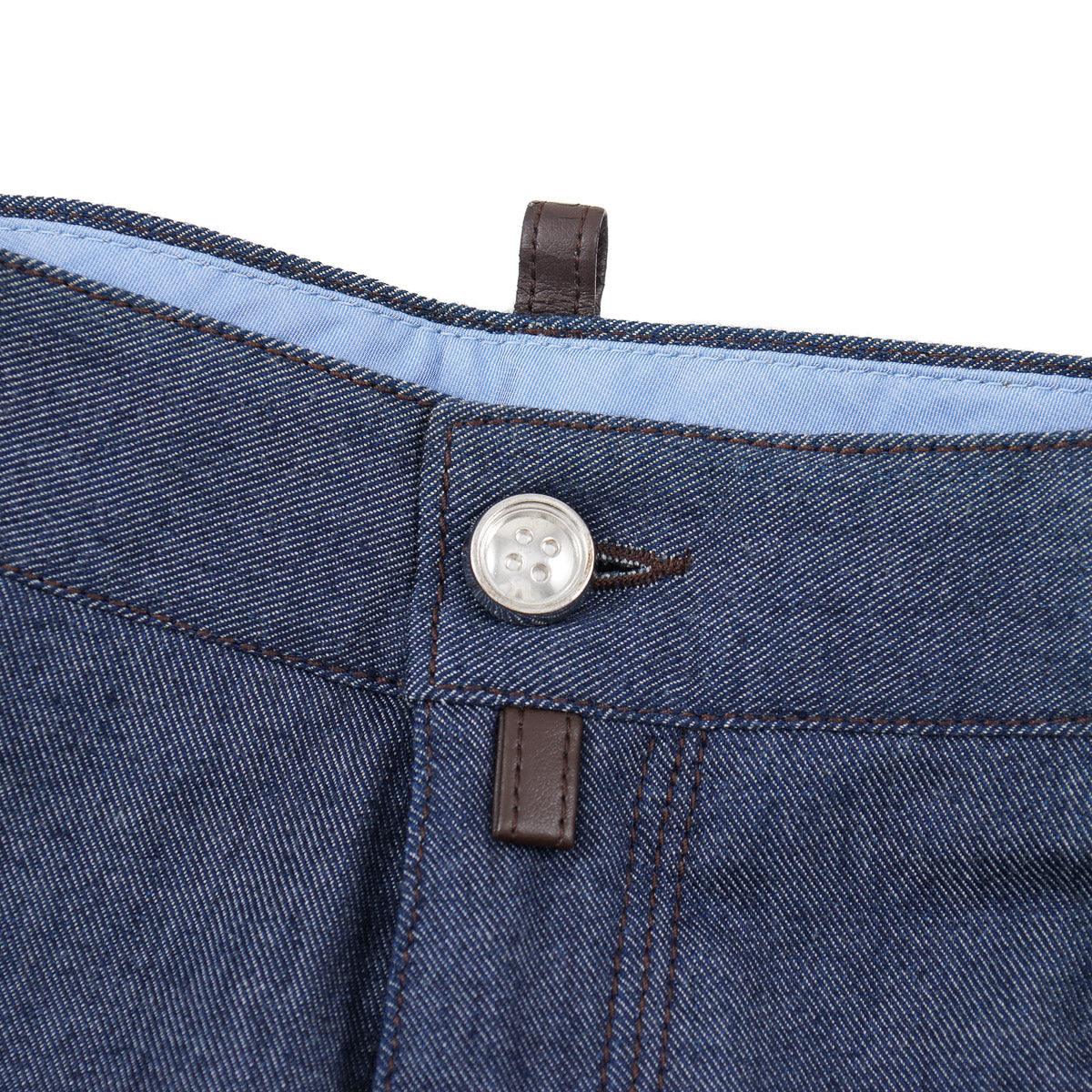 Stefano Ricci Wool-Cotton 5-Pocket Pants
