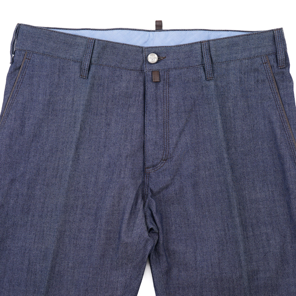 Stefano Ricci Wool-Cotton 5-Pocket Pants
