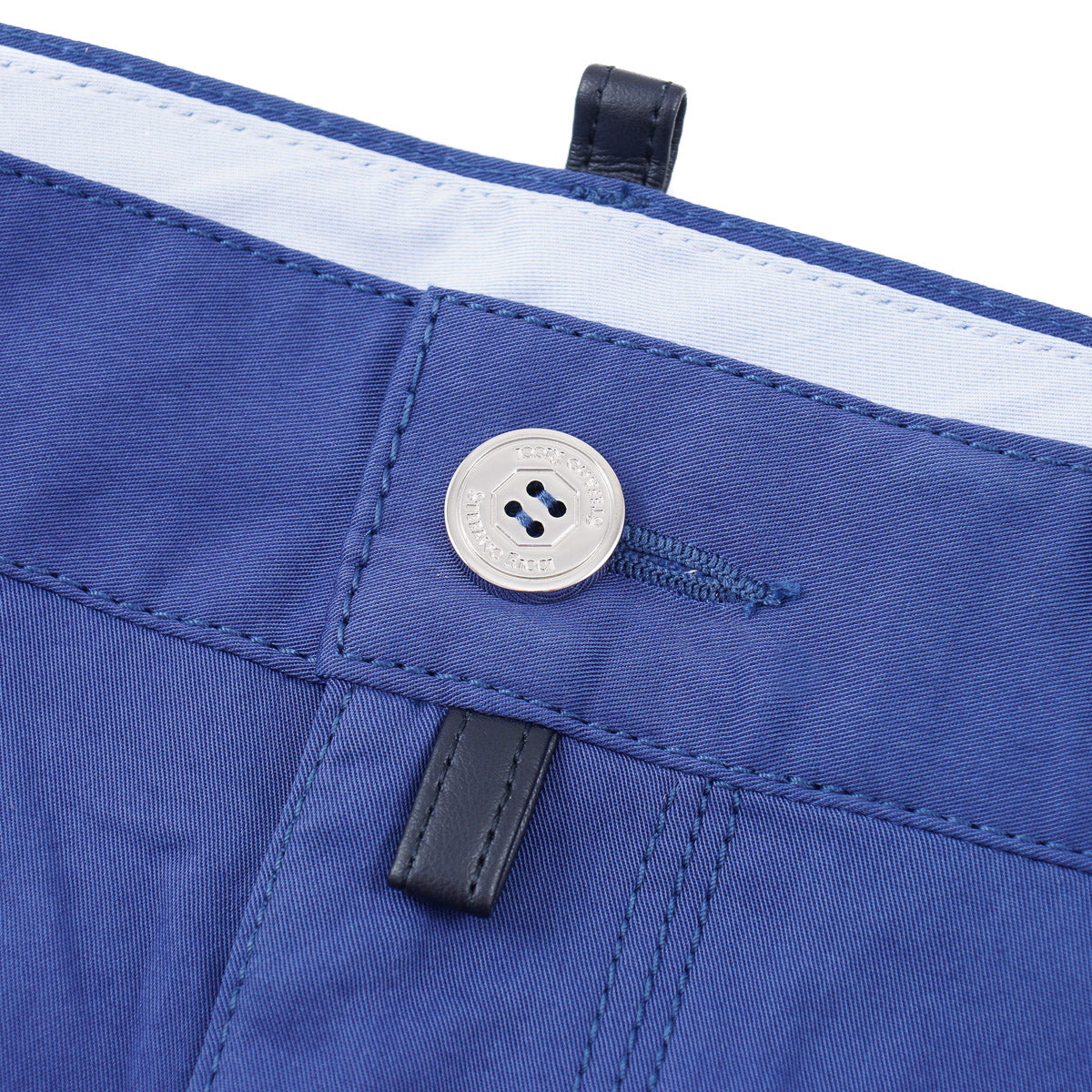 Stefano Ricci 5-Pocket Pants with Leather Details