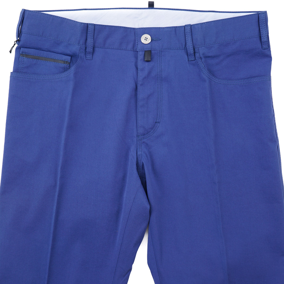 Stefano Ricci 5-Pocket Pants with Leather Details