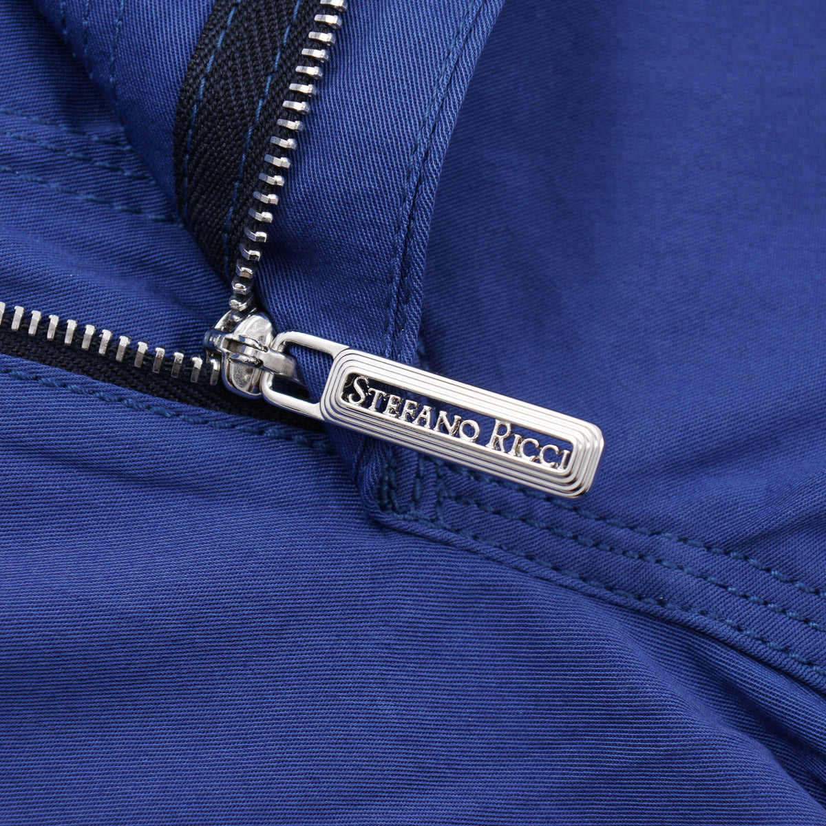 Stefano Ricci 5-Pocket Pants with Leather Details