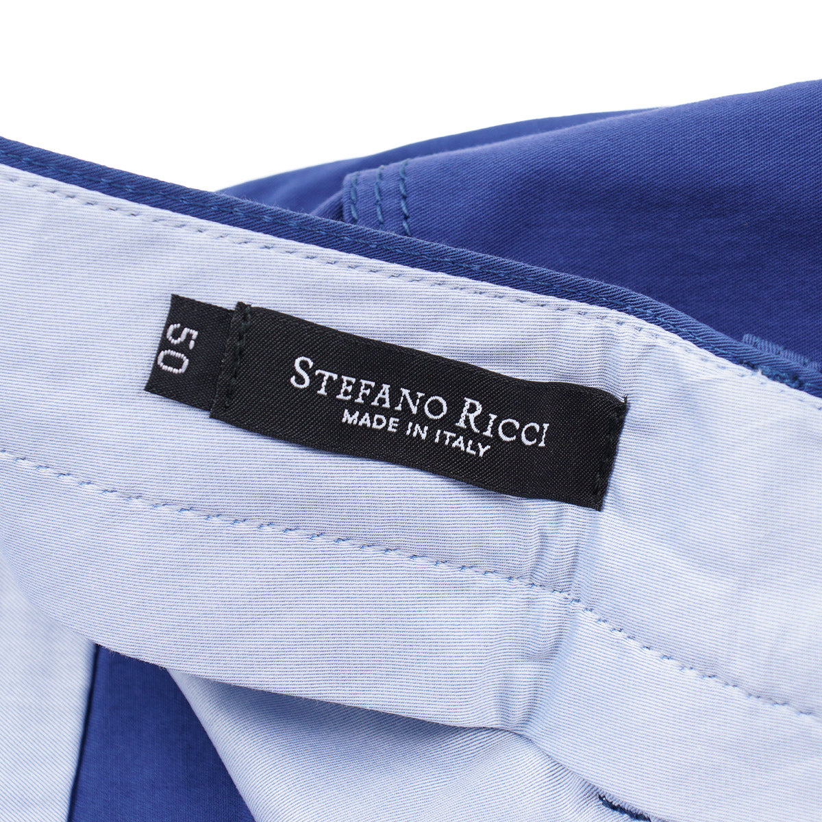 Stefano Ricci 5-Pocket Pants with Leather Details