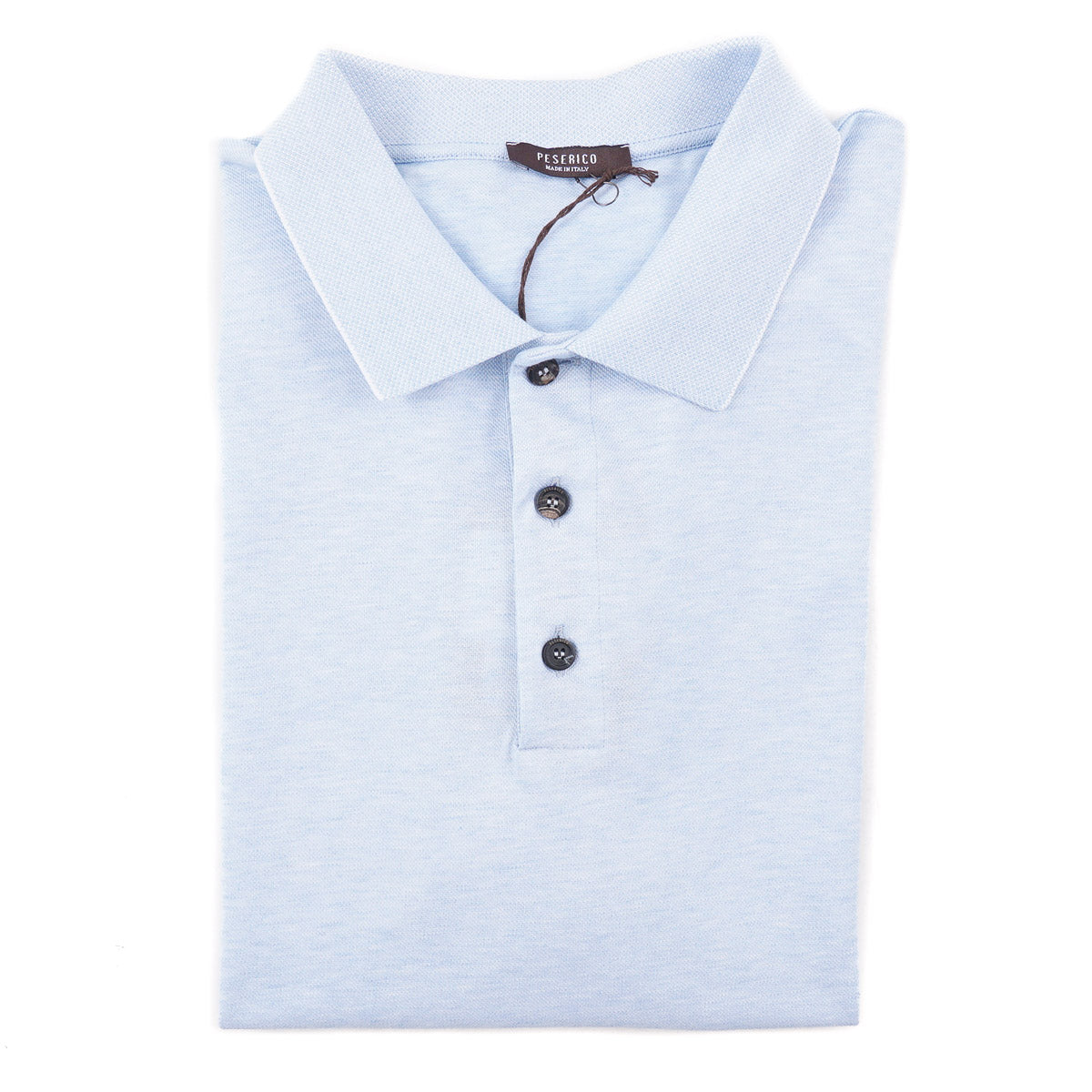 Peserico Short Sleeve Knit Cotton Polo - Top Shelf Apparel