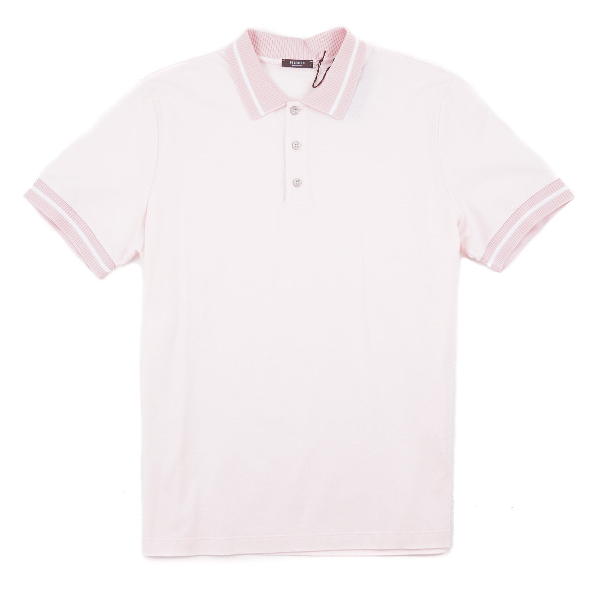 Peserico Short Sleeve Knit Cotton Polo - Top Shelf Apparel
