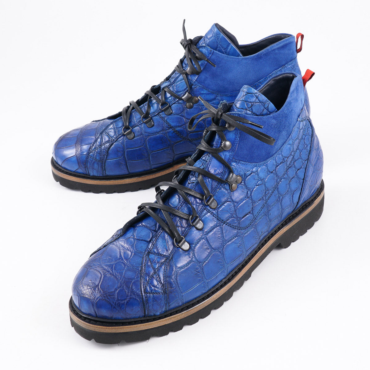 Blue crocodile boots online