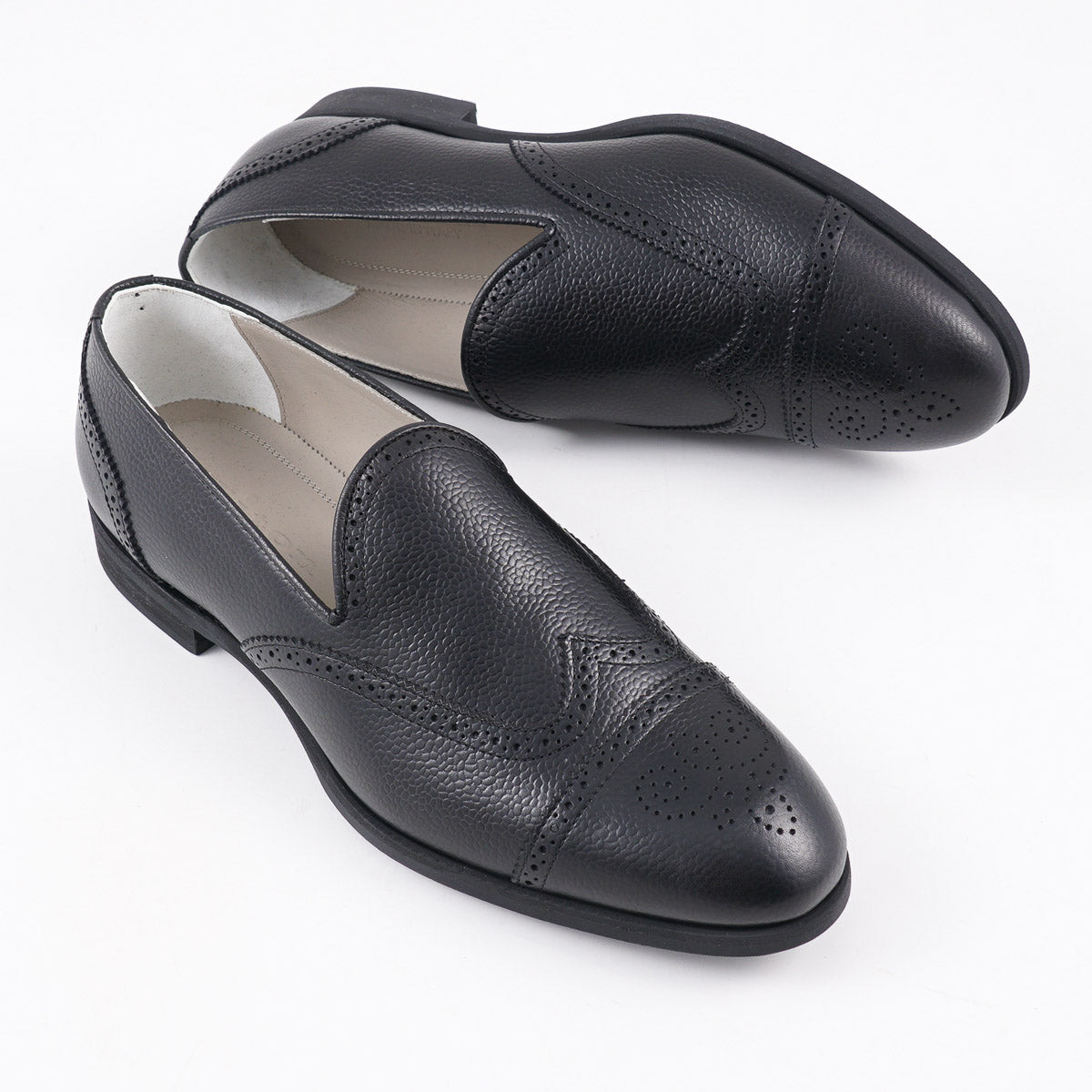 Kiton Soft Pebbled Leather Loafer - Top Shelf Apparel