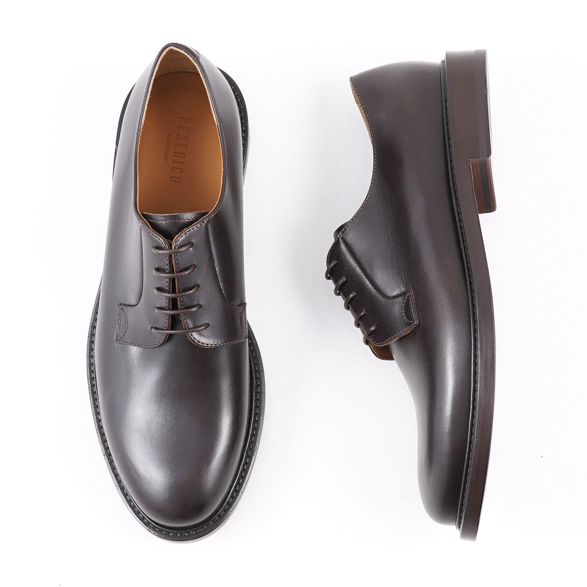 Peserico Calfskin Derby with Leather Sole - Top Shelf Apparel