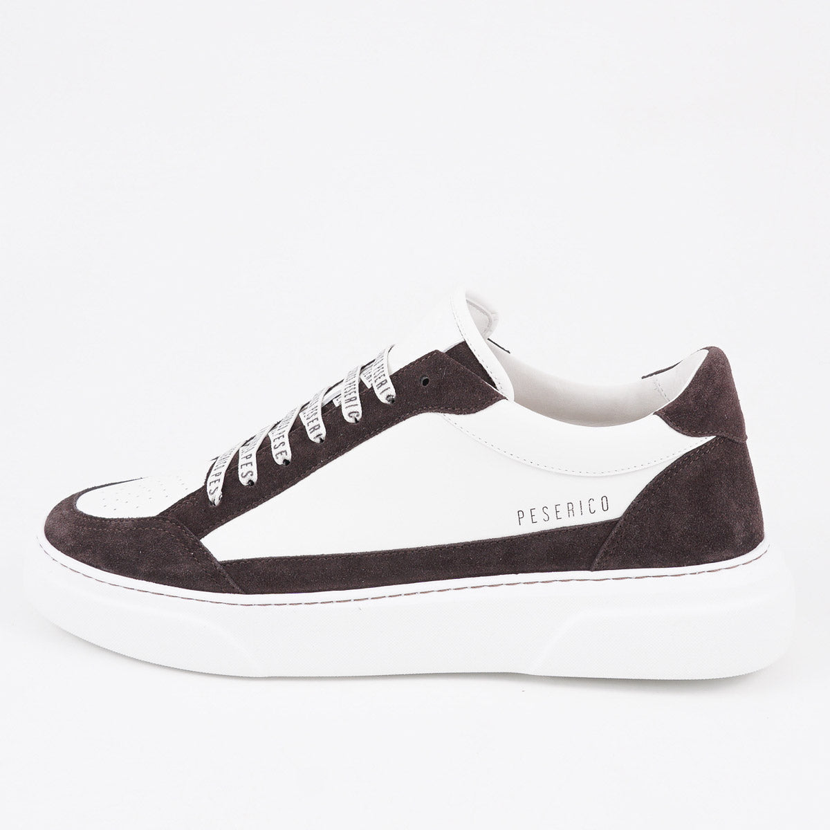 Peserico Leather and Suede Sneakers - Top Shelf Apparel