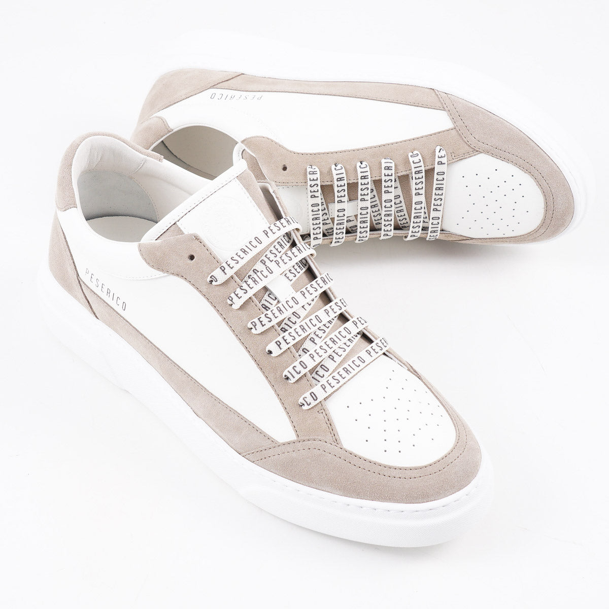 Peserico Leather and Suede Sneakers – Top Shelf Apparel