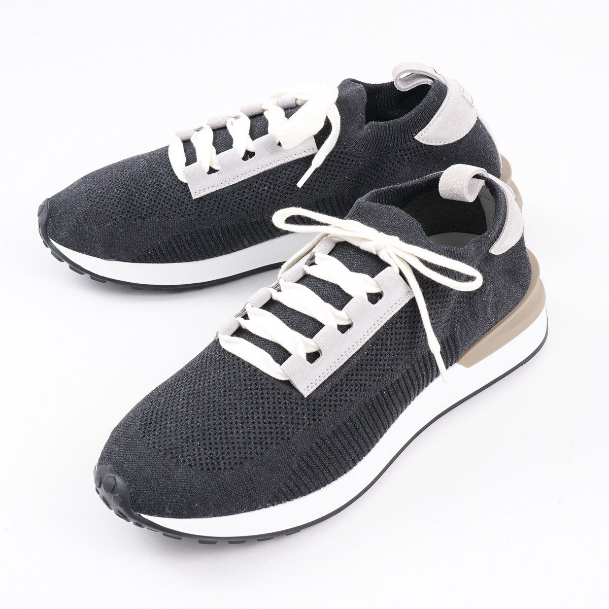Peserico Knit Mesh Runners with Suede Trim - Top Shelf Apparel