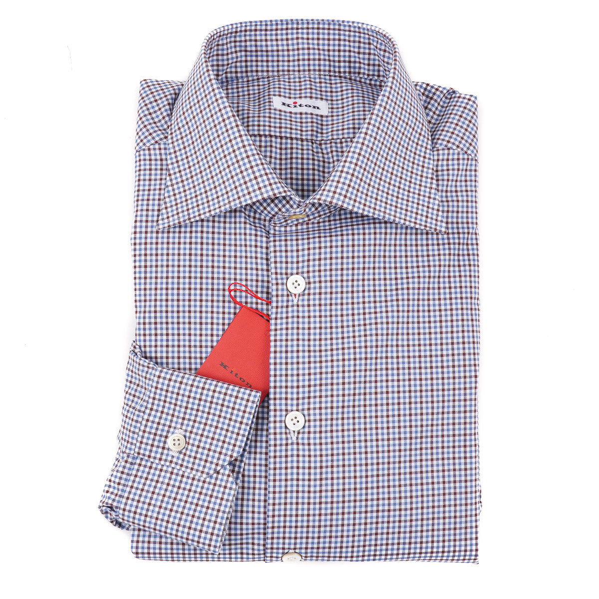 Kiton Slim-Fit Cotton Dress Shirt - Top Shelf Apparel