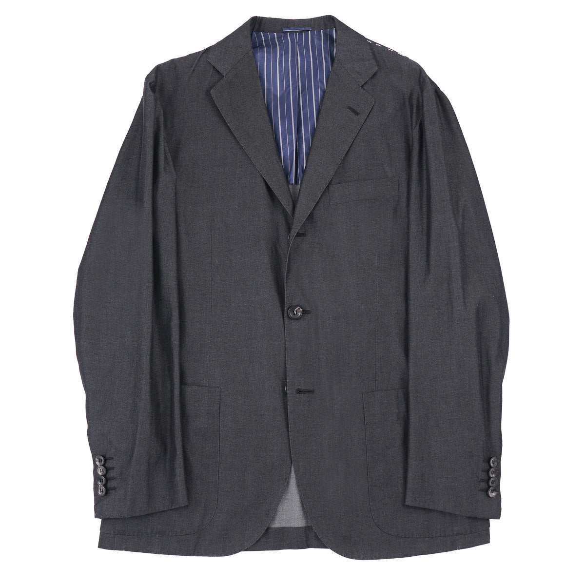 Kiton Chambray Cotton Sport Coat - Top Shelf Apparel