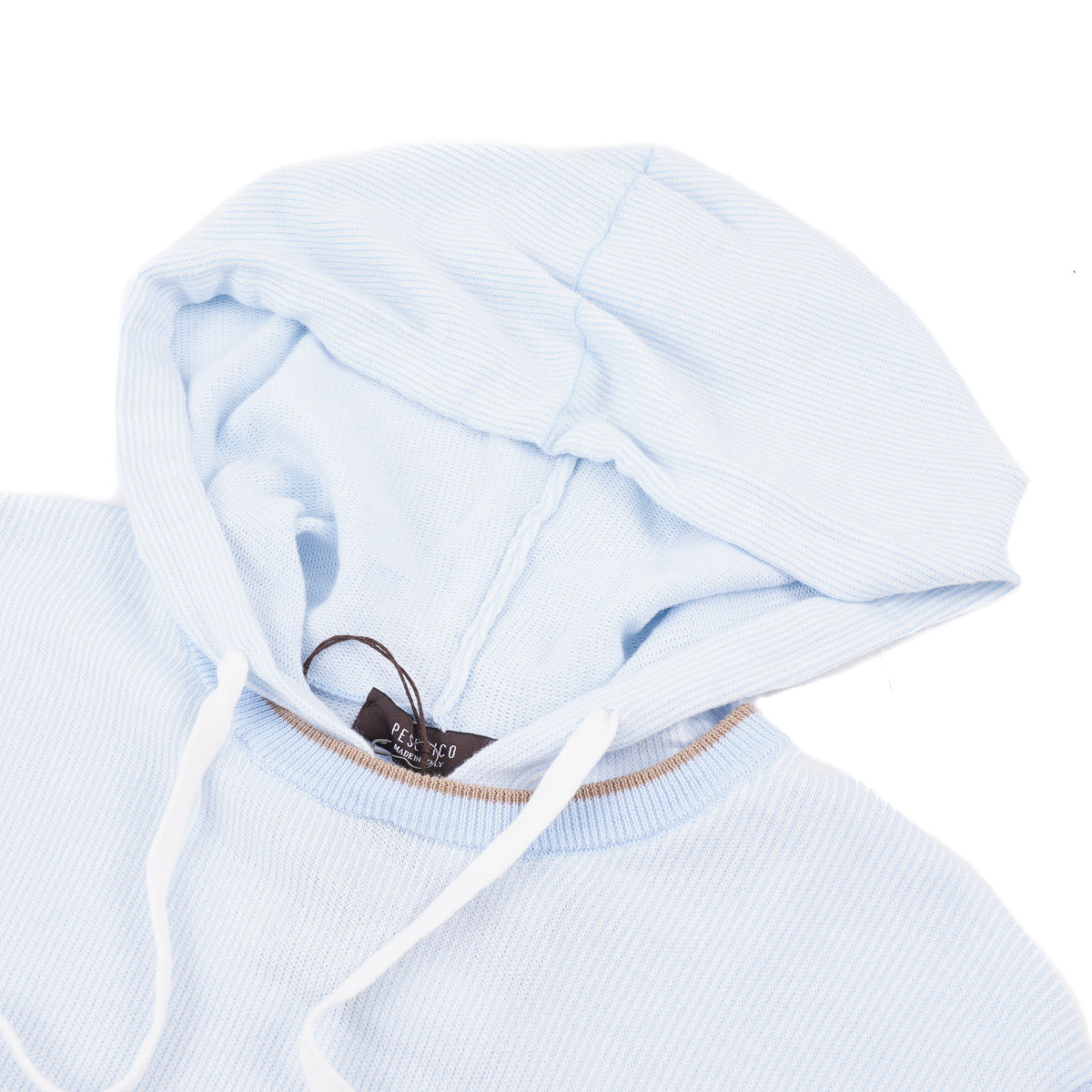 Peserico Hooded Knit Cotton Sweater - Top Shelf Apparel