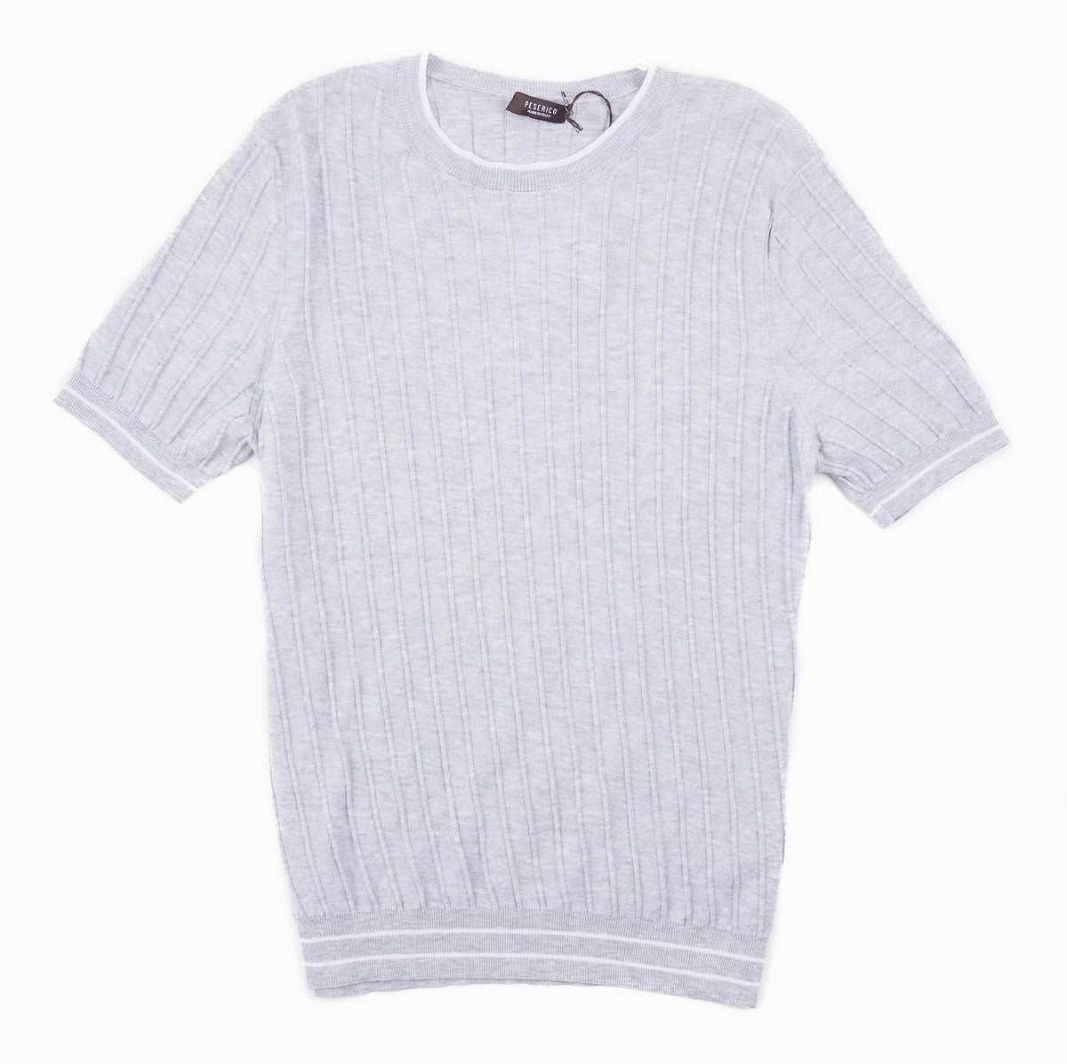 Peserico Short Sleeve Cotton Sweater - Top Shelf Apparel