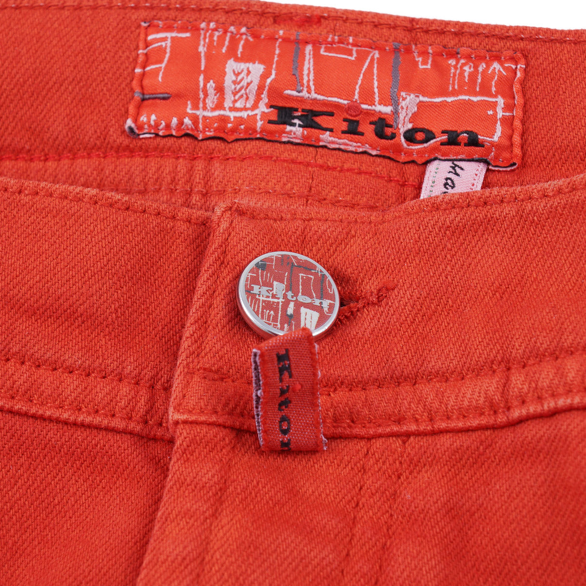 Kiton Red Stretch Denim Jeans – Top Shelf Apparel