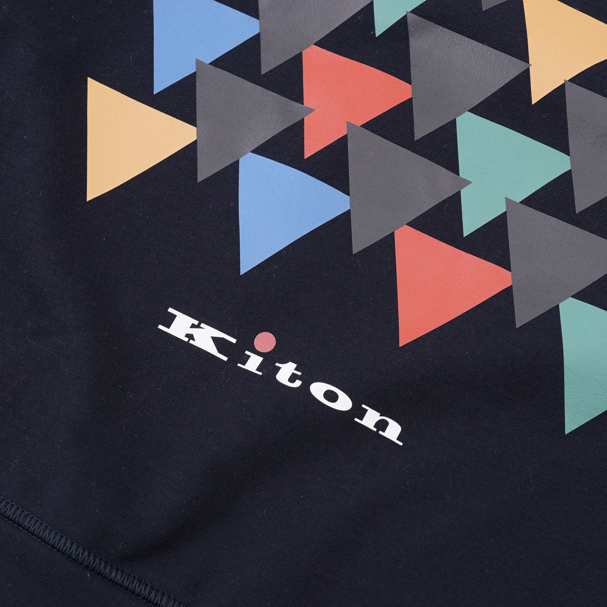 Kiton Cotton Sweatshirt with Graphic Print - Top Shelf Apparel