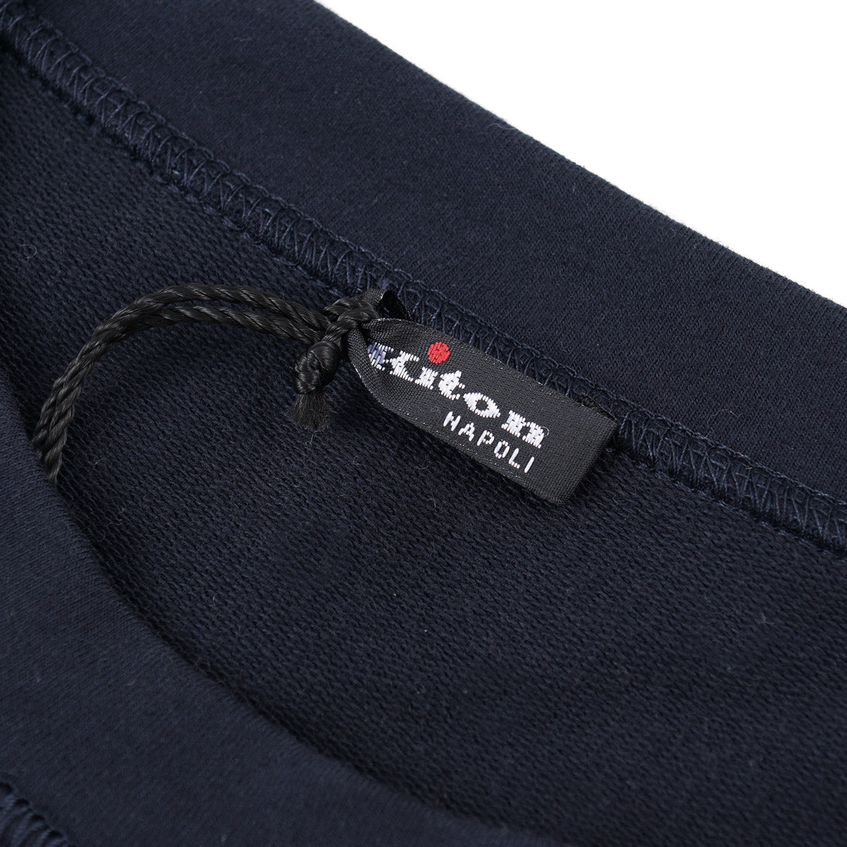Kiton Cotton Sweatshirt with Graphic Print - Top Shelf Apparel