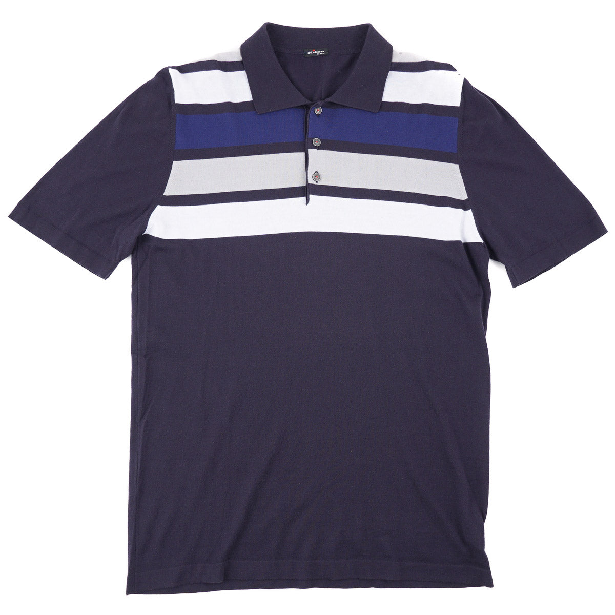 Kiton Short-Sleeve Cotton Polo Sweater - Top Shelf Apparel