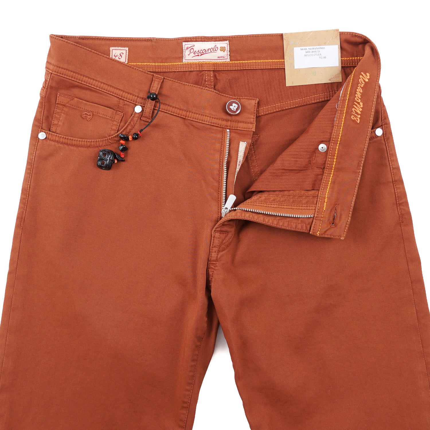 Marco Pescarolo Cotton 5-Pocket Pants - Top Shelf Apparel