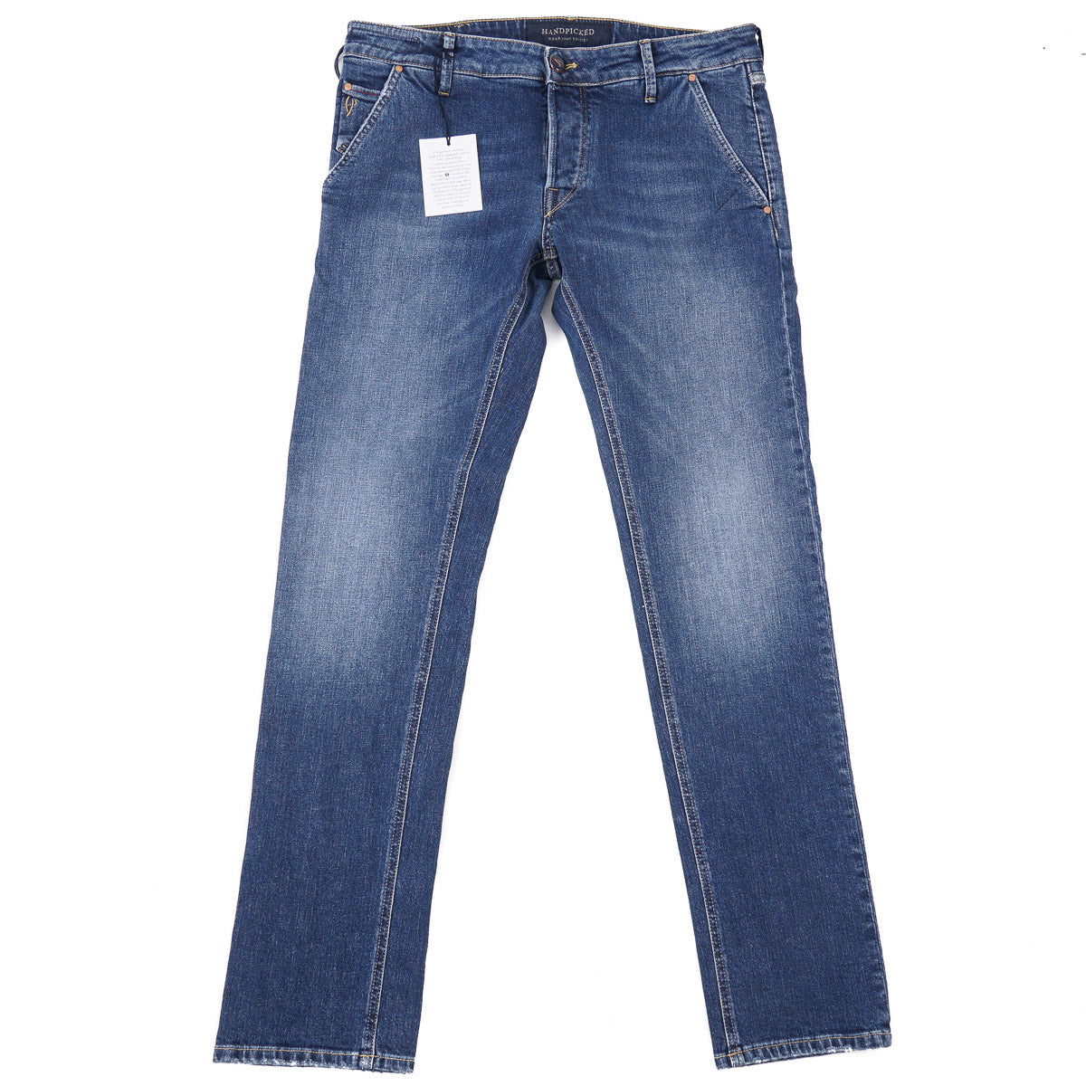 Handpicked 'Parma' Straight-Fit Denim Jeans - Top Shelf Apparel